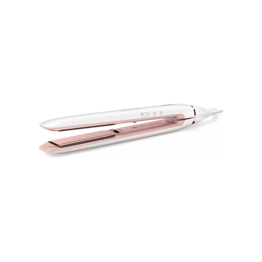 Philips MoistureProtect Straightener - Pearl White & Rose Gold (Photo: 5)